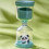 30 Min Shatterproof Plastic Hourglass,Sand Timer for Kids In Macaron Blue with Panda Pattern 1