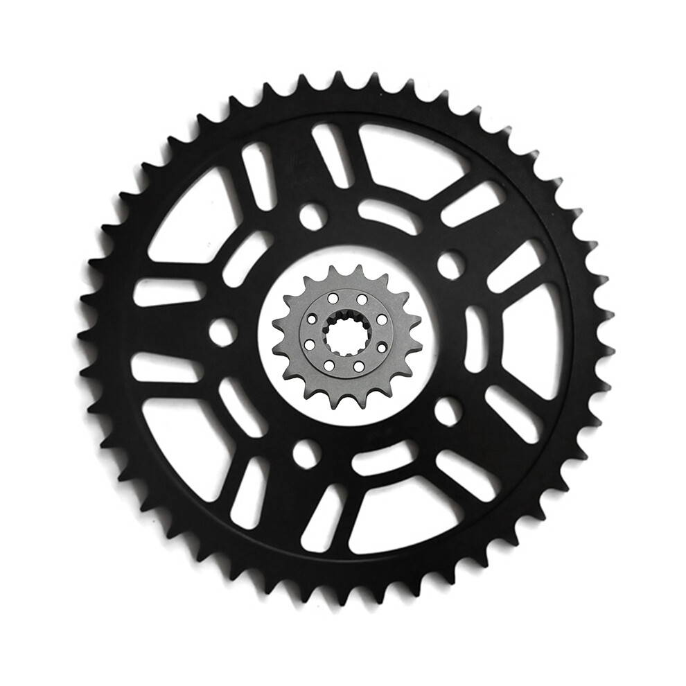 Lopor 525 Cnc 16T/46T Front Rear Sprocket For Motorcycle For Honda Xrv750 Xrv 750 Africa Twin 90-02 6935158919314
