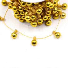 (Round, Multicolor) 3 Meters Christmas Garland Diy Small Bulbs String Ornaments No Electricity Colorful Home Decorations Seasonal Decorations