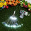 (Warm White) Hanging Led Firework Fairy String Lights - 8 Modes, Remote Control, Home Party & Wedding Decor 4