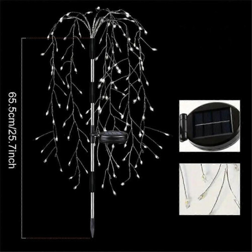 (Multicolor) 100 Led Solar Fireworks Lights For Patio & Garden String Lights 1