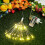 (Warm White) Hanging Led Firework Fairy String Lights - 8 Modes, Remote Control, Home Party & Wedding Decor 5