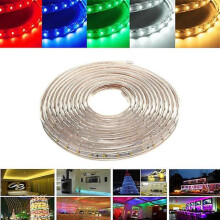 (Green) 6M 21w Waterproof Ip67 Smd 3528 360 Led Strip Rope Light For Christmas Party Outdoor Ac 220v