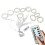 (3 X 2 M 200LED, White) 300-curtain Led, Usb Fairy, Copper Wire, Remote Control Light 5