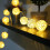 (5m 20 balls AC plug, White) Rattan Balls Led String Fairy Light 2