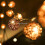 (2m 20 balls Battery, Coffee) Rattan Balls Led String Fairy Light 1