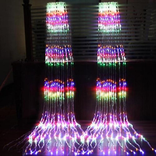 (6Mx3M 640LEDs / EU Plug 220V, changeable) Christmas Led- Waterfall Meteor Shower, Rain String Light