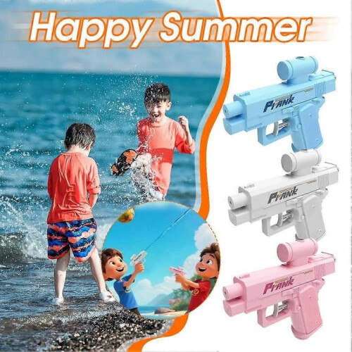 (Blue)Prank Two Way WaterGun, Prank SquirtGun Can Spray from Front and Back 2