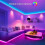 10 Meter Waterproof LED String Lights with 300 Colorful 5050 RGB LEDs and Bluetooth Controller 4