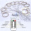 (3M X 2M) 3M Led Colourful Rainbow Fairy Lights Curtain Usb Garland String String Lights 4