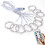 (3M X 2M) 3M Led Colourful Rainbow Fairy Lights Curtain Usb Garland String String Lights 9