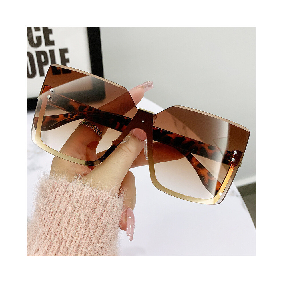 (StyleB) Style Trendy Women Semiframe Design Sunglasses Summer Protection Sun Outdoor-image-OPC-PJ7MJ2Q-NEW