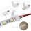 2 Pin Solderless Led Light Strip Connector Cable 10Pcs White Mm String Lights 3