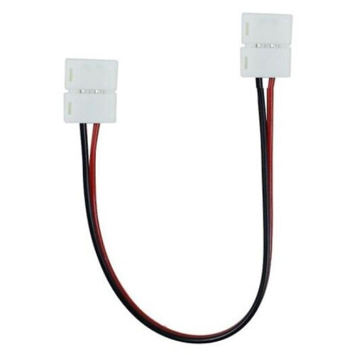 2 Pin Solderless Led Light Strip Connector Cable 10Pcs White Mm String Lights