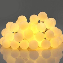 (10M 100LEDS, Warm White) Garland Globe Festoon Ball Wedding Wall String Ligh