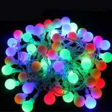 (50M 400LEDS, changeable) Garland Globe Festoon Ball Wedding Wall String Ligh