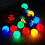 4.5M 16 Outdoor Connectable Festoon Lights with 48 Multi Coloured Leds 1