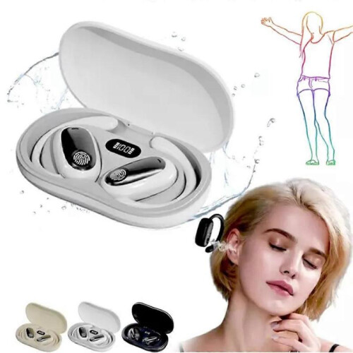 (black)Sporty Hanging Ear Bluetooth Earphones,Non-in-Ear Bluetooth Headset 2