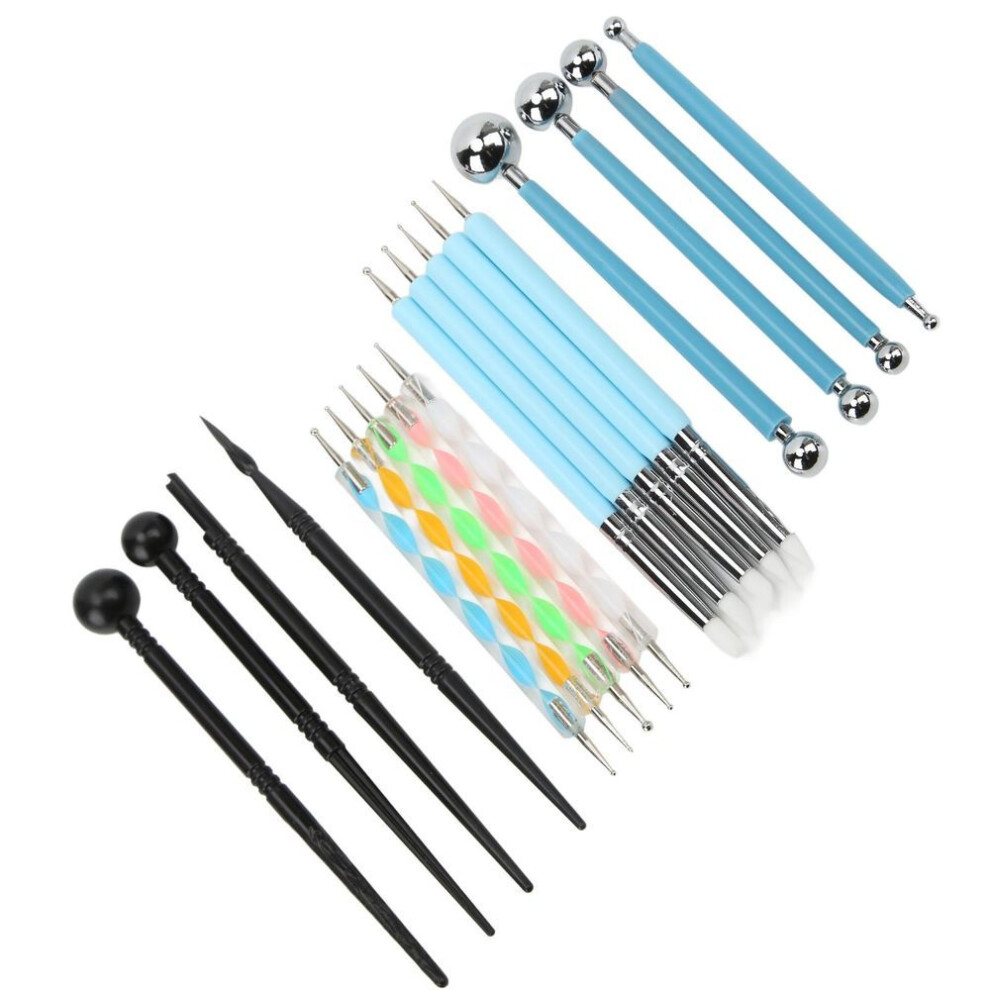 18 Pcs Clay Tools Diy Handicraft Multipurpose Pottery Clay Sculpting Auxiliary Modeling Tool Set