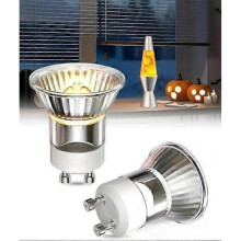 28W GU10 Lava Lamp Bulb, Mini MR11 GU10 Halogen Reflector Bulb 200LM Warm White 2700K GU10 Spotlight Beam Angle 24Dimmable Haloge