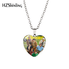 (XXXL1010) Bts Beautiful Heartshaped Necklace With Gemstone Accents For Fans Jewelry Of Kpop