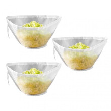 (S)2025 New Bowl Shape Nylon Nut Milk Bag, Reusable Bag,Fine Mesh Food Strainer Bag