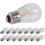 15 Pack 3V LED S14 Replacement Light Bulbs Shatterproof Outdoor Solar String Light Bulbs Warm White 3