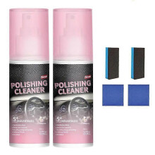 (2pcs)1/2/3x Polishing Cleaner for Car Interior Detailing, 2025 Upgrade Car Interior Detailer