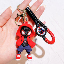 (SpiderMan C) Character Cartoon Avengers Car Backpack Keychain Pendant Gift Holiday