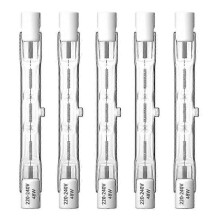 R7S Halogen Bulbs 48W, Dimmable Warm White 2800K, Pack of 5