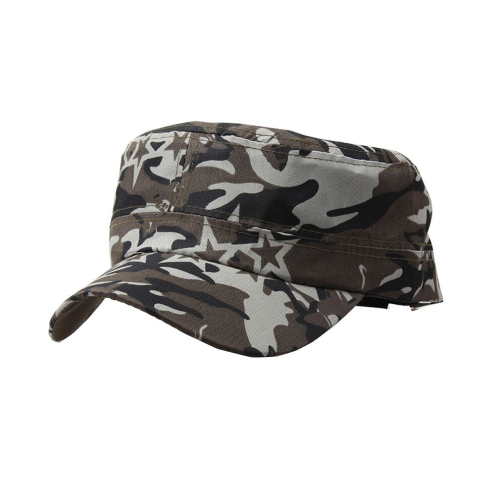 (Camo#5) Caps Men Baseball Snapback Caps Adult Camo Adjustable Army Cap Flat Hats Peaked-image-OPC-PJ7NB8Q-NEW