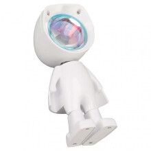 Romantic Astronaut Robot Sunset Lamp Projector Yellow Color Sunset Lights for Bedroom Live Broadcast Party Room Decor