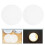 4PCS Downlight Diffuser Anti-Glare Sheet for Drum Lampshades Recessed Lighting Accessories Ceiling Light Diffuser for Bedroom and Living Room 2