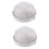 2Pcs Vapor Proof Large Round Sauna Light with Safety Grid Heat Resistant 1