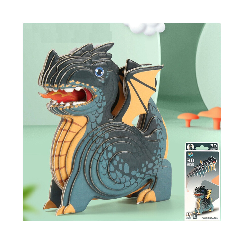 (Pterosaur) Paper Dinosaur Threedimensional Kids Intelligence Puzzle Develop Assembling-image-OPC-PJ7NHWV-NEW