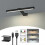Wireless Picture Light Rechargeable with Remote, 300LM Art Battery Display Lamp Dimmer Timer, 3 Modes Magnetic Wall Light 1