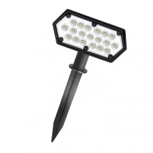 Solar Charging Street Lamp Lighting Wall Lamp Garden Lawn Light Adjustable Angle Built in Battery