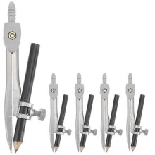 5Pcs Math Compass Drafting Tools Geometry Circle Drawing Compass for School