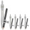 5Pcs Math Compass Drafting Tools Geometry Circle Drawing Compass for School 1