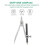 5Pcs Math Compass Drafting Tools Geometry Circle Drawing Compass for School 4