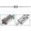 MGN12H Miniature Linear Rail Guide, 350mm Length 12mm Width Linear Slide Guide with Linear Slide Guide Block for Auto Equipment 5