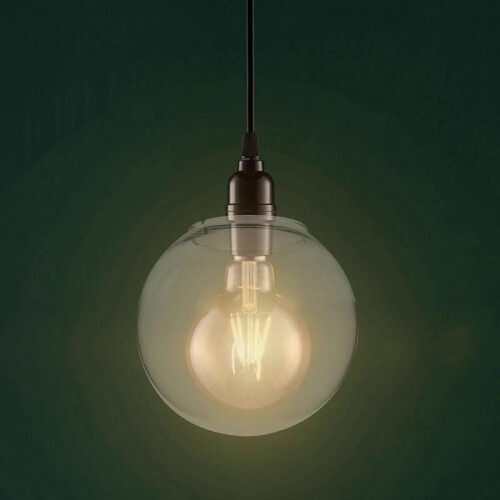 Globe Lamp Shade Glass Shade for Pendant Light Replacement Decorative Lampshade 2