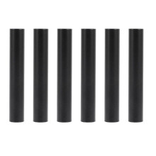 Chandelier Lamp Base Sleeve 6Pcs Black Replacement Cylinder for Home Decoration Function
