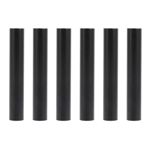 Chandelier Lamp Base Sleeve 6Pcs Black Replacement Cylinder for Home Decoration Function