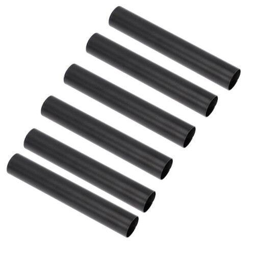 Chandelier Lamp Base Sleeve 6Pcs Black Replacement Cylinder for Home Decoration Function 1