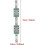 Linear rail block, MGN12C linear guide rail, 150mm light weight for industry linear moving parts automatic mechanical equipment 3