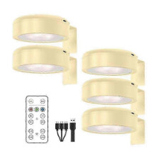 (Gold) Chiclify Picture Lights,Topveden Lights for Pictures on Wall,Magnetic