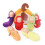 Enjoyin Conjunto de mini boneca de 4 polegadas inclui 6 bonecas macias e um saco de armazenamento Conjunto de bonecas pequenas de aparncia reali 1