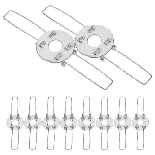 10Pcs Lampshade Spring Clips Light Shade Adapter Pendant Light Shade DIY Spring Clamps 1