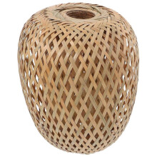 Chinese Zen Style Lampshade Tea Room Lamp Shade Bamboo Woven Lamp Cover Replacement